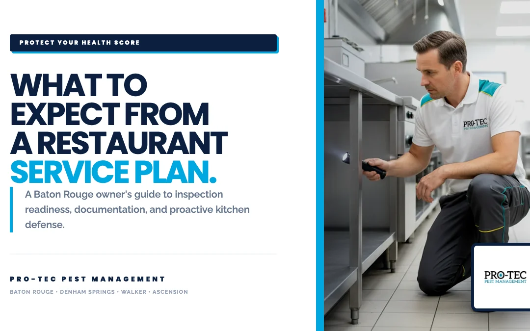 Restaurant Pest Control Baton Rouge: What Local Owners Should Expect From a Service Plan