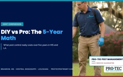 Professional vs DIY Pest Control: The 5-Year Cost