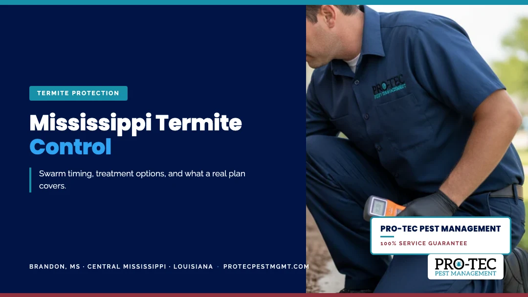 Why Mississippi Homeowners Need a Termite Plan