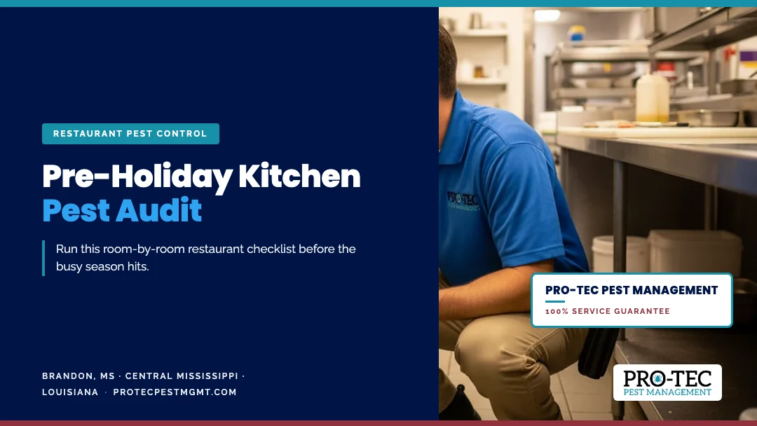Pre-Holiday Kitchen Pest Audit: A Restaurant Checklist for the Busy Season