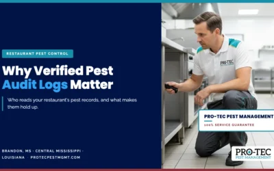Why Verified Pest Control Audit Logs Matter for Restaurants