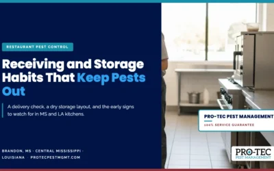 Restaurant Receiving and Storage Practices That Keep Pests Out